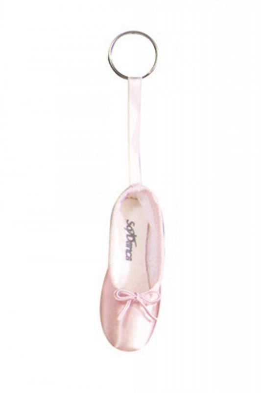 SO DANCA Glitter or Satin Ballet Slipper Keyring