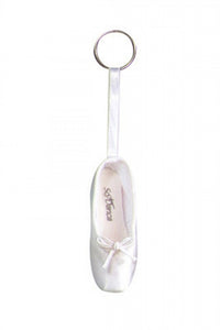 SO DANCA Glitter or Satin Ballet Slipper Keyring