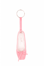 Load image into Gallery viewer, SO DANCA Glitter or Satin Ballet Slipper Keyring